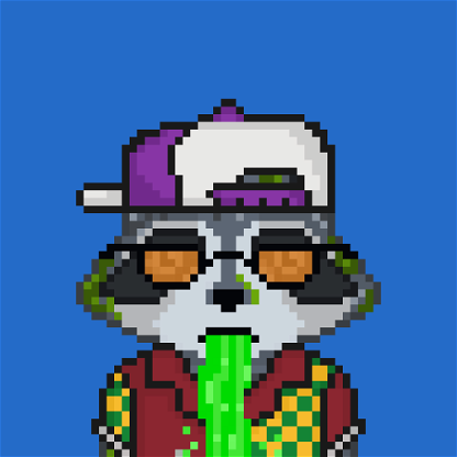 Pixel Raccoon #1989