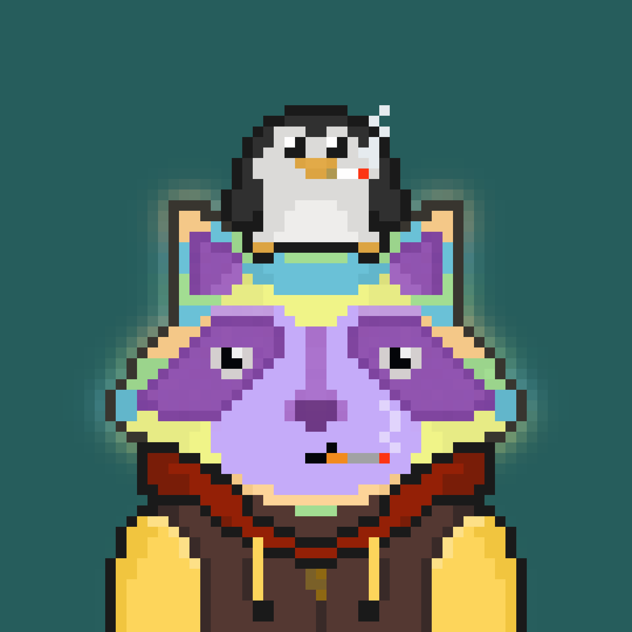 Pixel Raccoon #199 NFT on Algorand