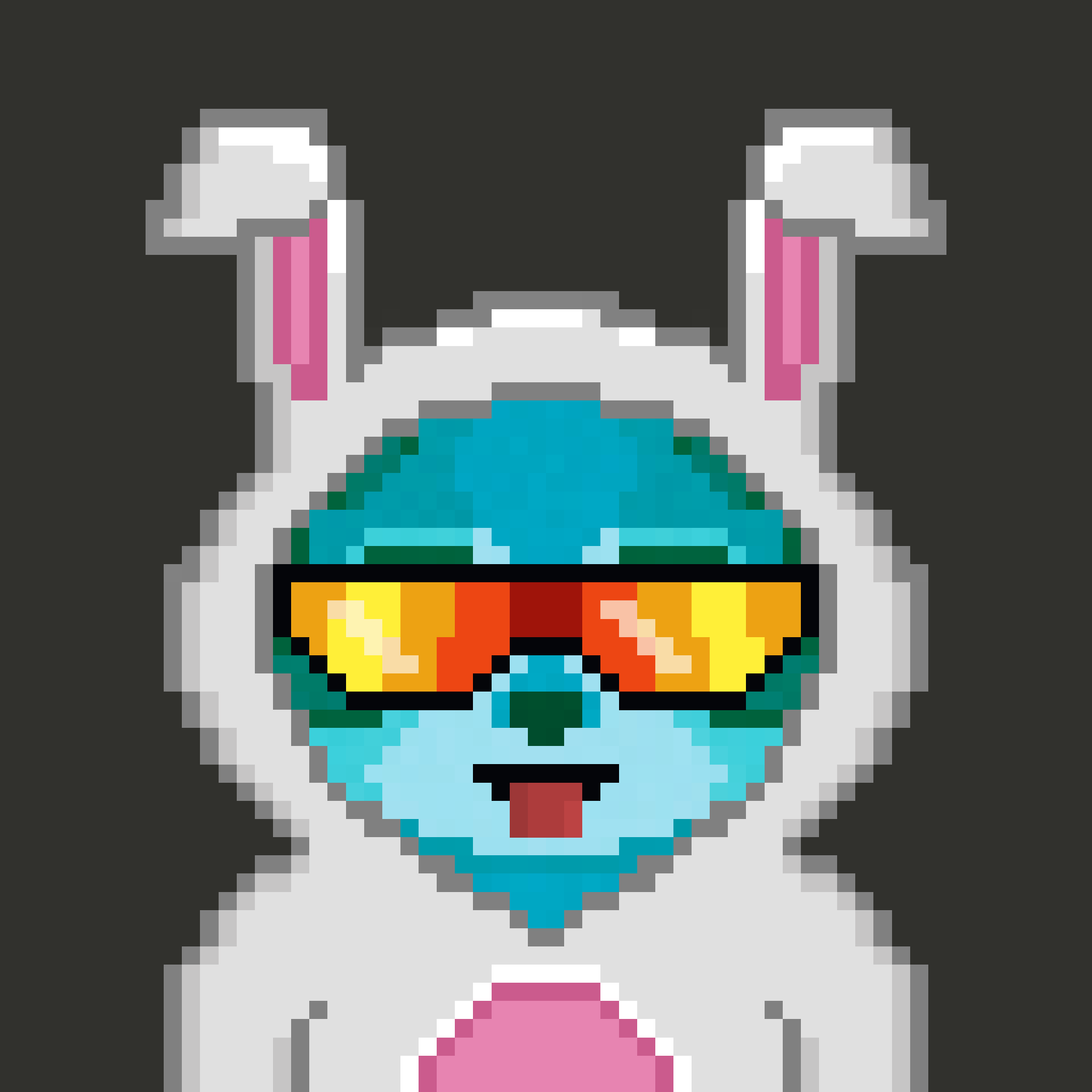 Pixel Raccoon #200 NFT on Algorand