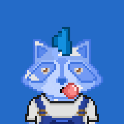 Pixel Raccoon #2000