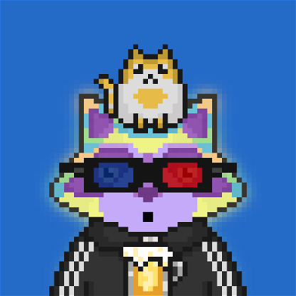 Pixel Raccoon #2001