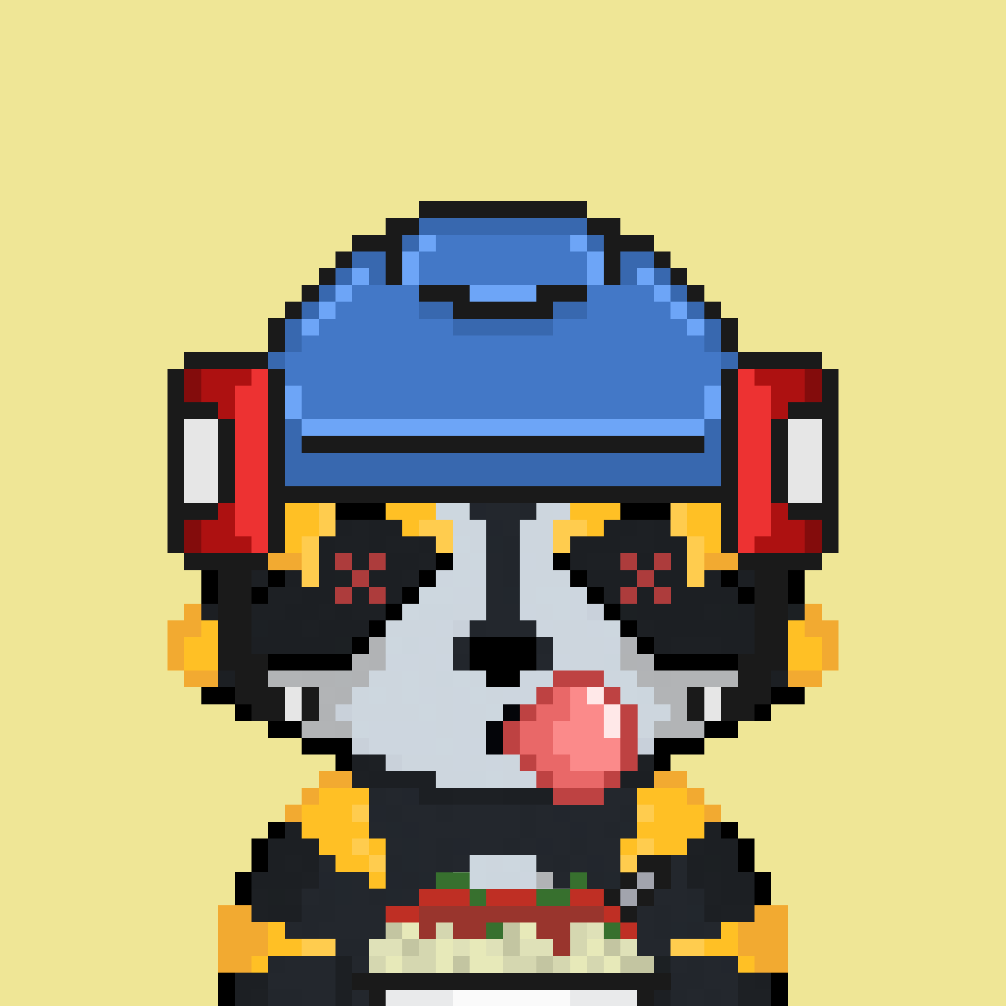 Pixel Raccoon #2015 NFT on Algorand