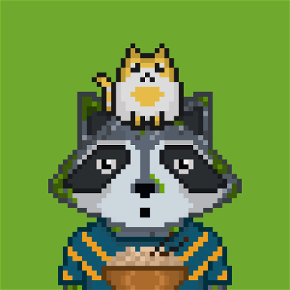 Pixel Raccoon #2025