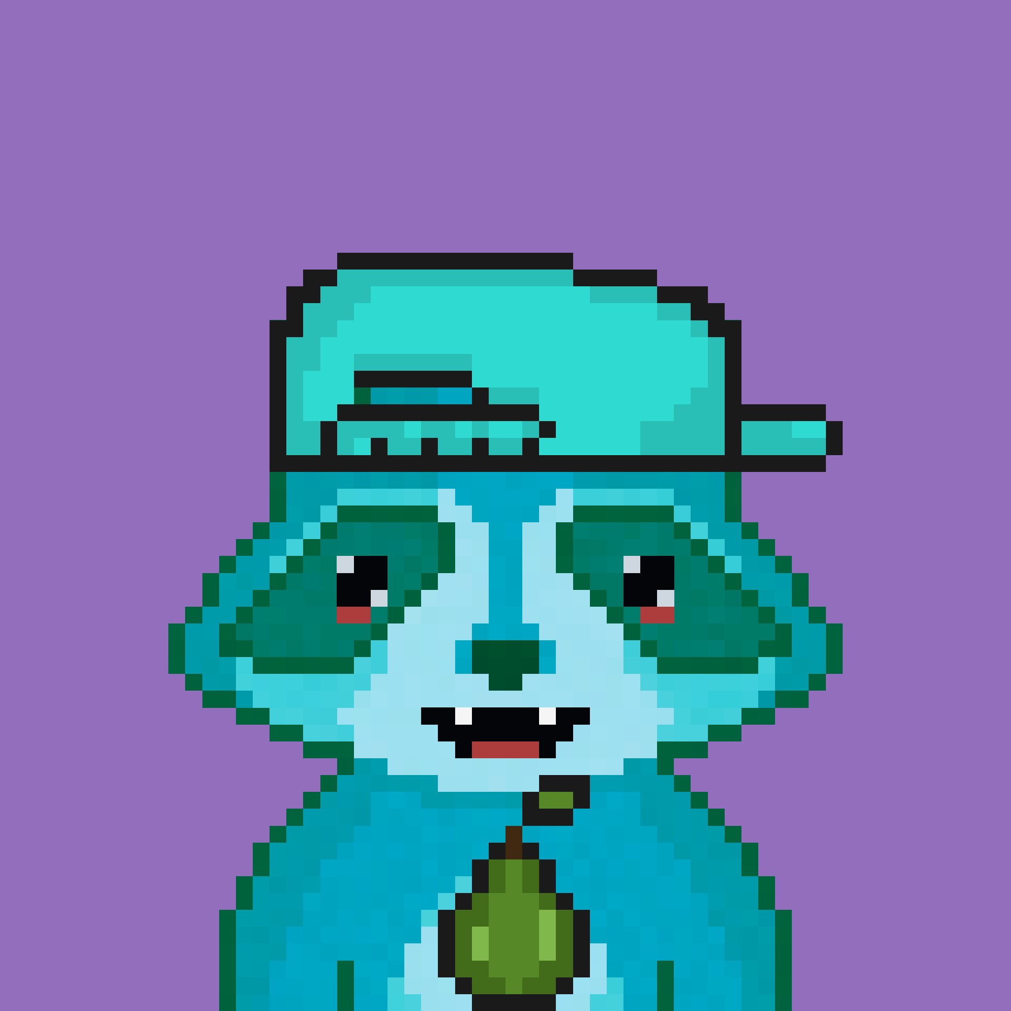 Pixel Raccoon #203 NFT on Algorand