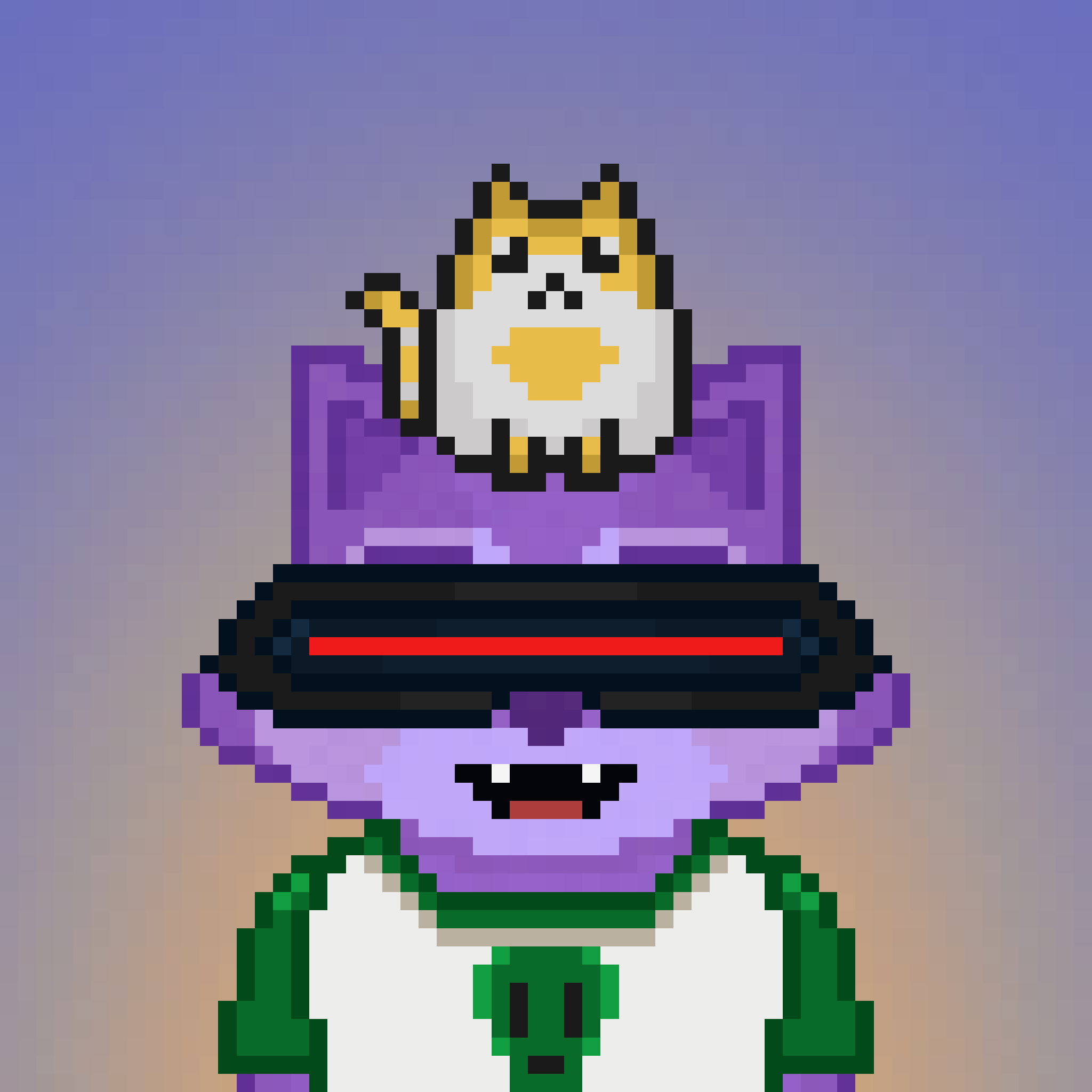 Pixel Raccoon #204 NFT on Algorand