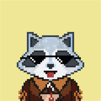 Pixel Raccoon #2040