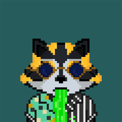 Pixel Raccoon #2044
