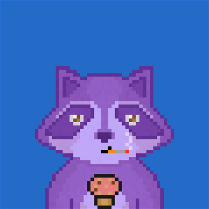 Pixel Raccoon #2047