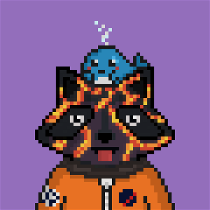 Pixel Raccoon #2049