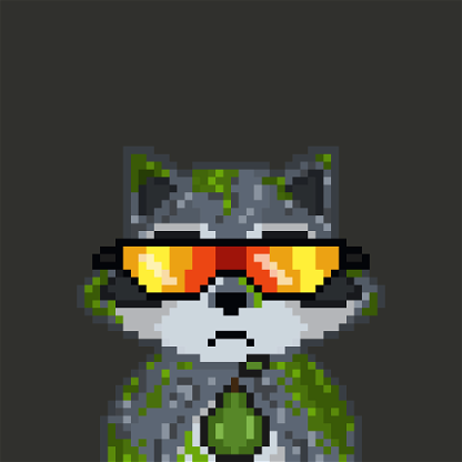 Pixel Raccoon #2051