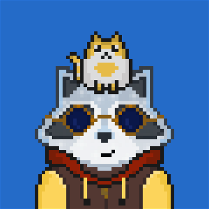 Pixel Raccoon #2054