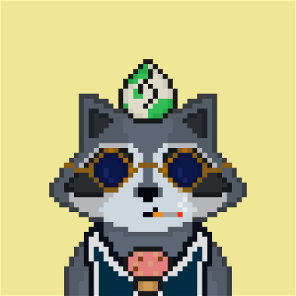 Pixel Raccoon #2058