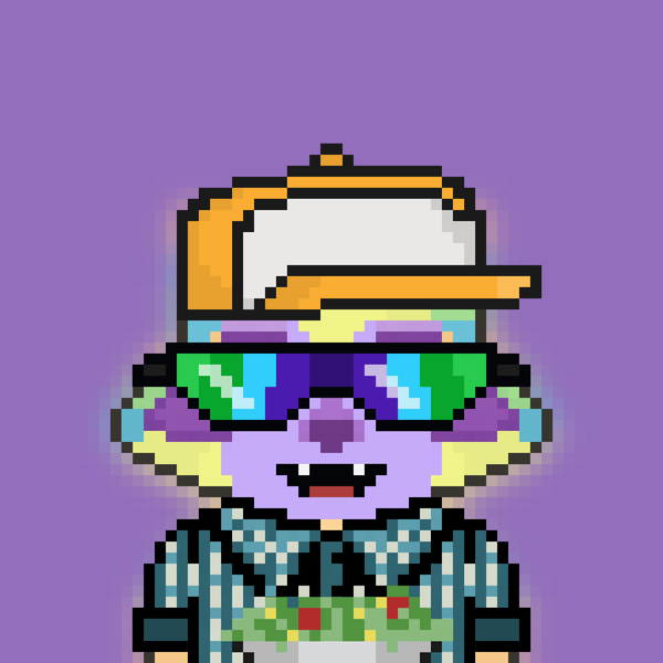 An image of Pixel Raccoon #2089