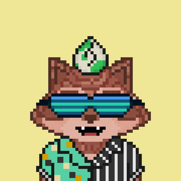 An image of Pixel Raccoon #2091