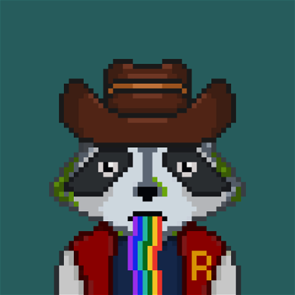 Pixel Raccoon #2098