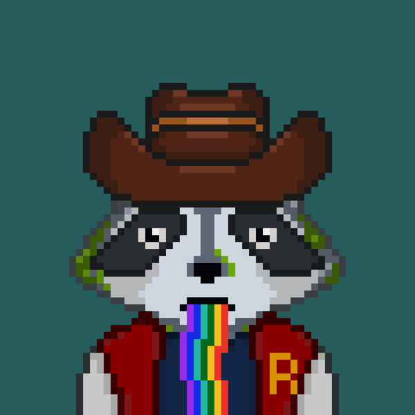 An image of Pixel Raccoon #2098