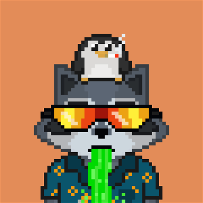 Pixel Raccoon #2099