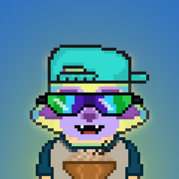 Image of Pixel Raccoon #2106