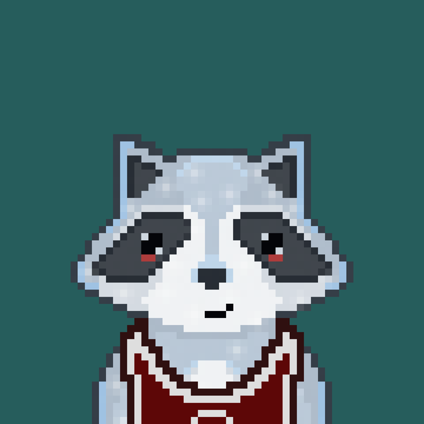 An image of Pixel Raccoon #2108