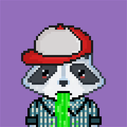 Pixel Raccoon #2111