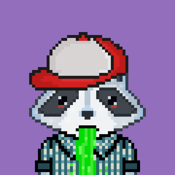 An image of Pixel Raccoon #2111