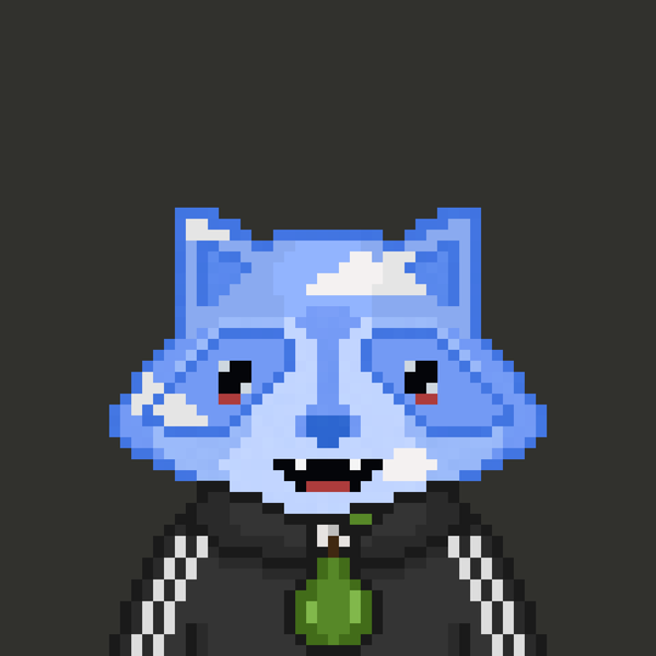 An image of Pixel Raccoon #2112