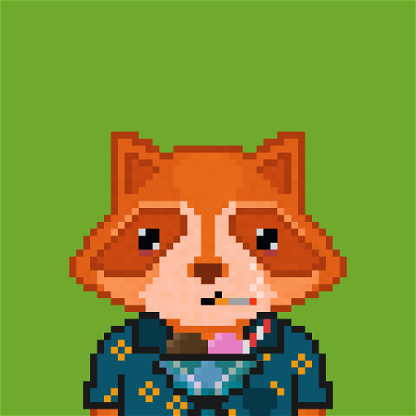 Pixel Raccoon #2114