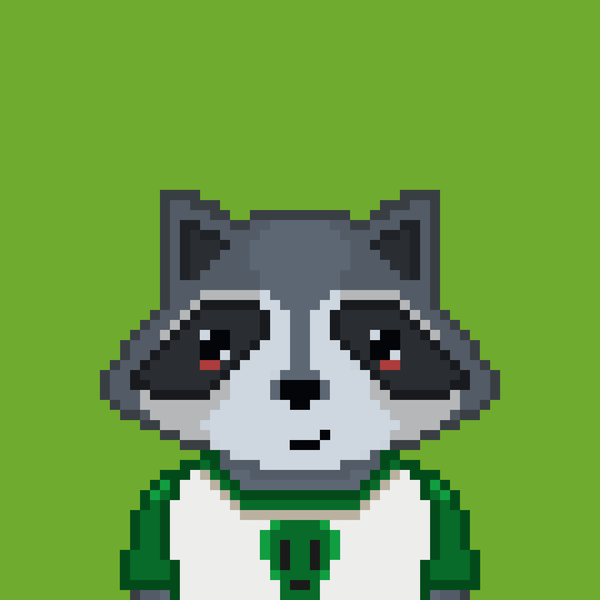 An image of Pixel Raccoon #2118