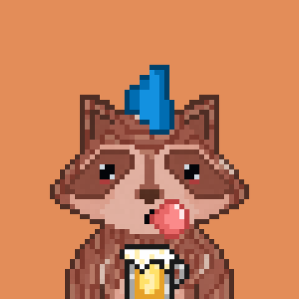 An image of Pixel Raccoon #2120