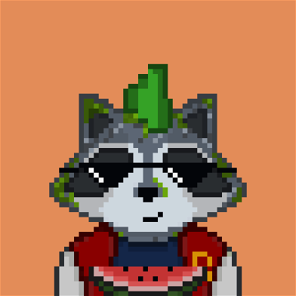 Pixel Raccoon #2125