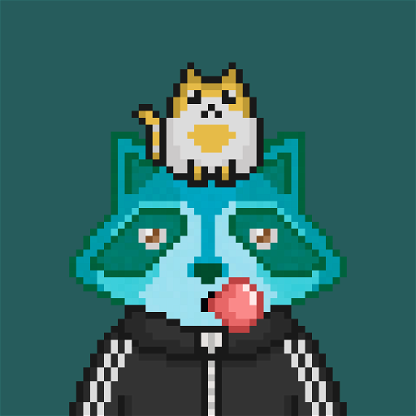 Pixel Raccoon #2128