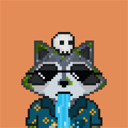 Pixel Raccoon #2132