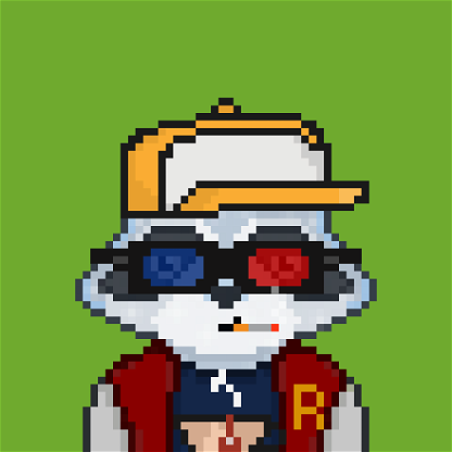 Pixel Raccoon #2134