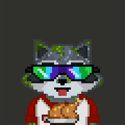 Pixel Raccoon #2136