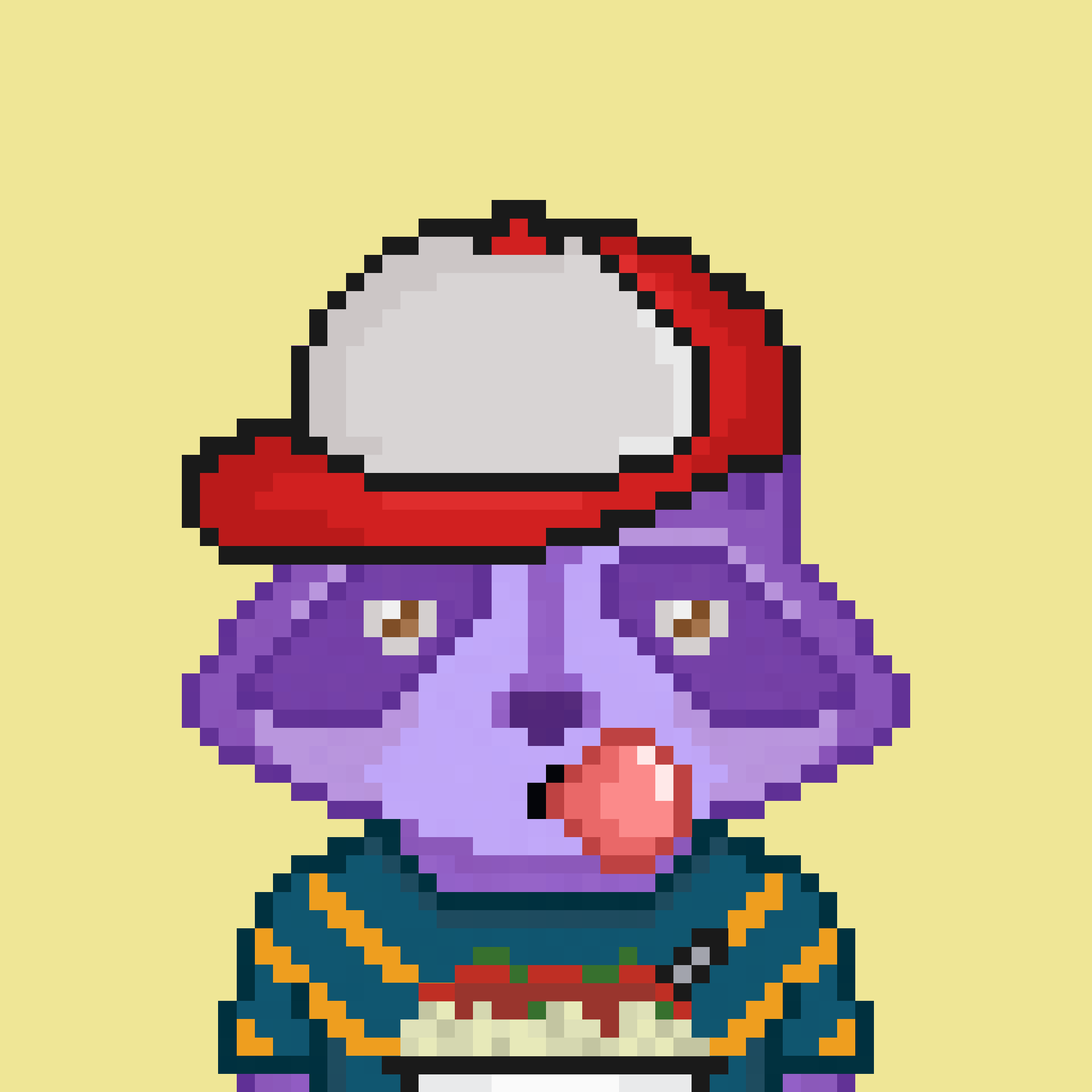 Pixel Raccoon #214 NFT on Algorand