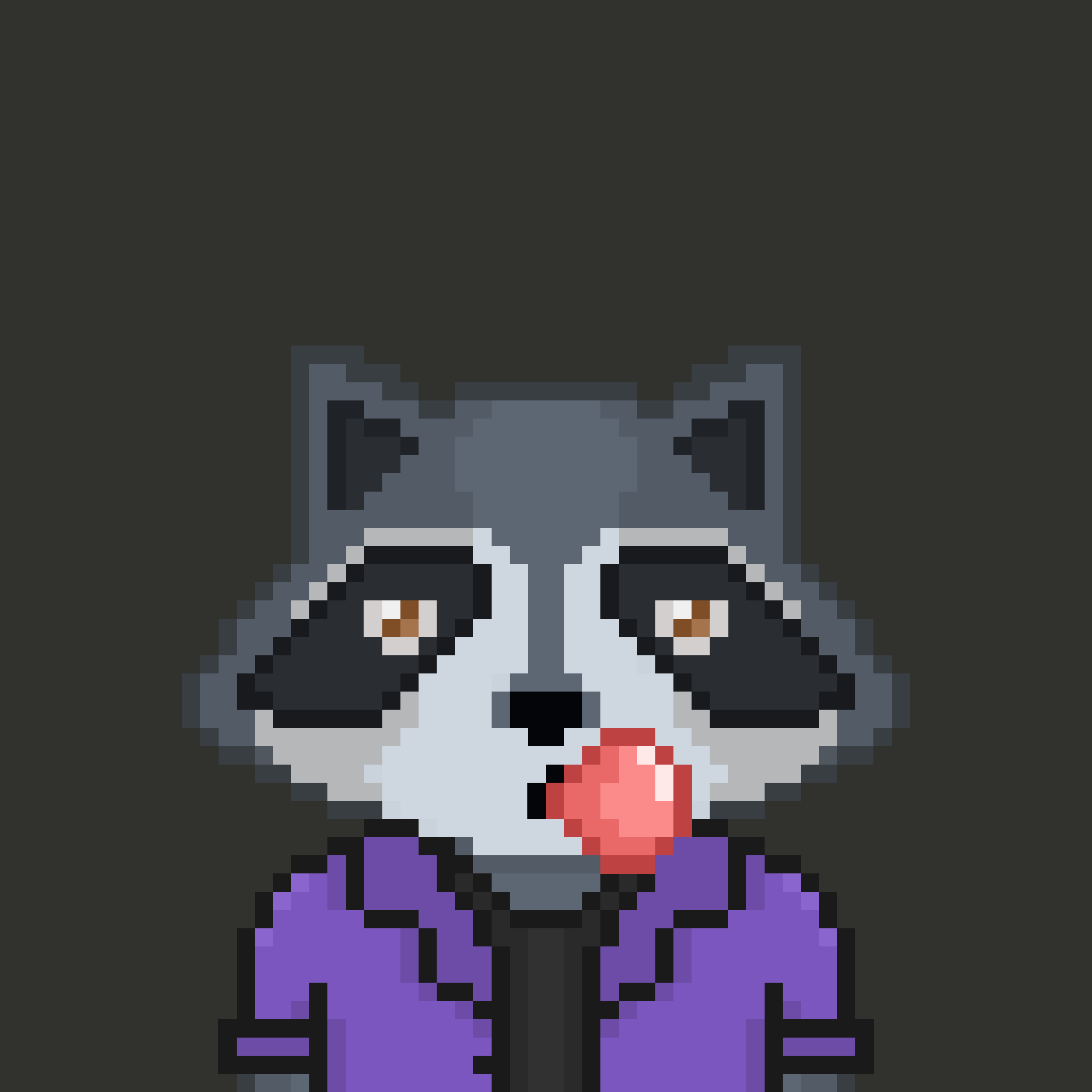Pixel Raccoon #2150 NFT on Algorand