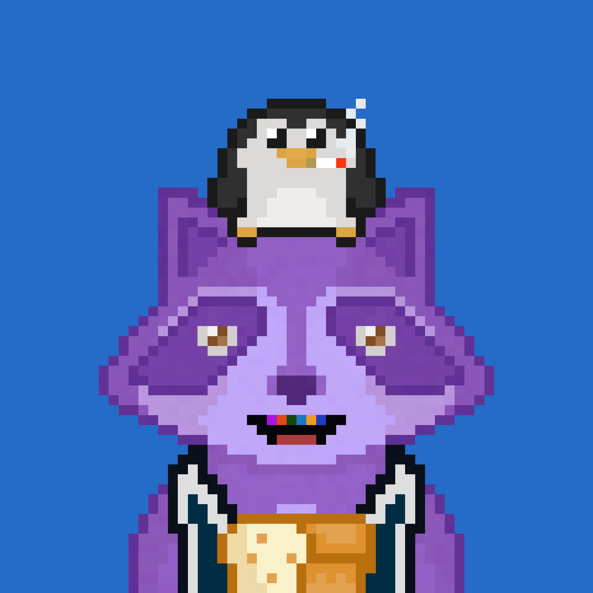 Pixel Raccoon #2180 NFT on Algorand