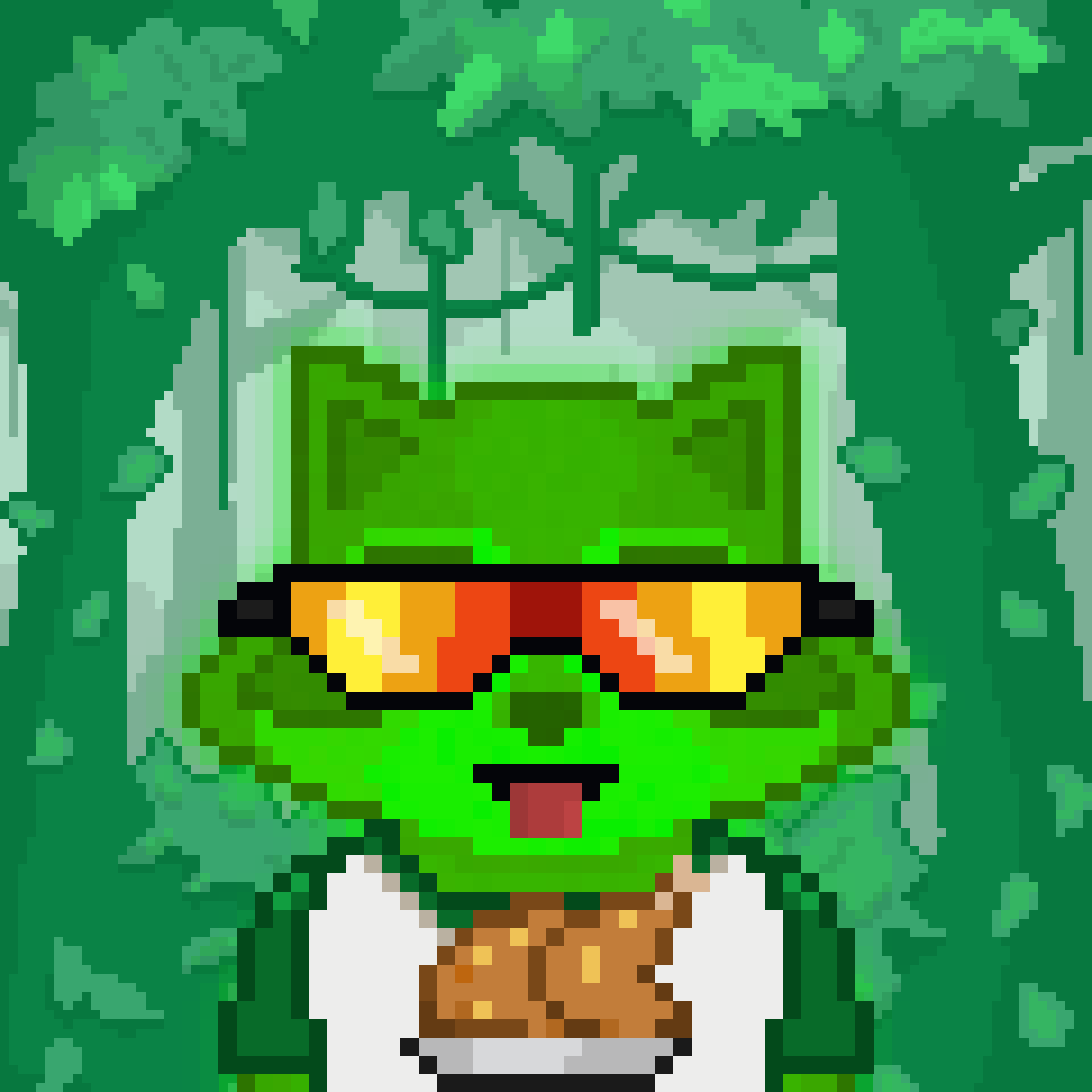 Pixel Raccoon #2183 NFT on Algorand