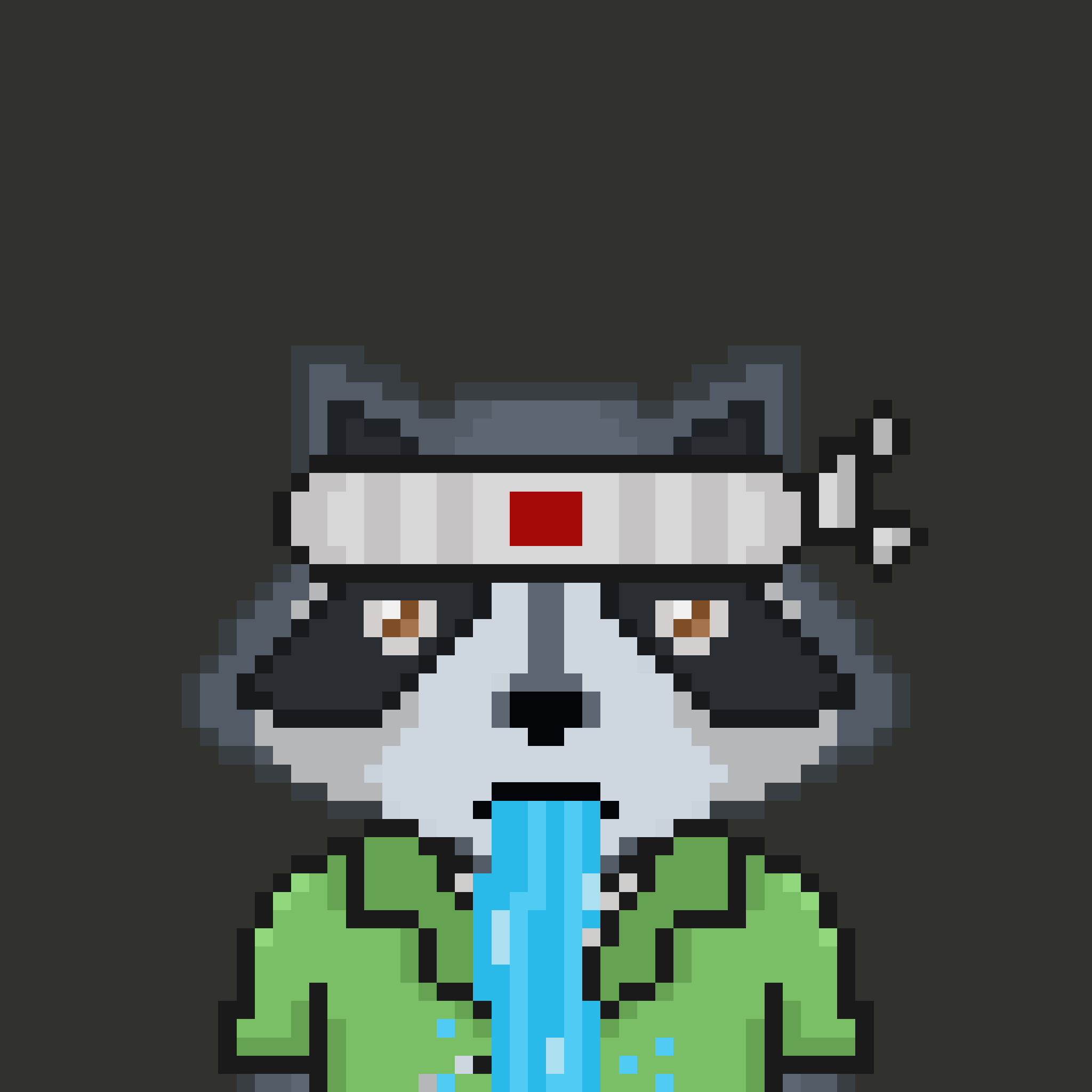 Pixel Raccoon #220 NFT on Algorand