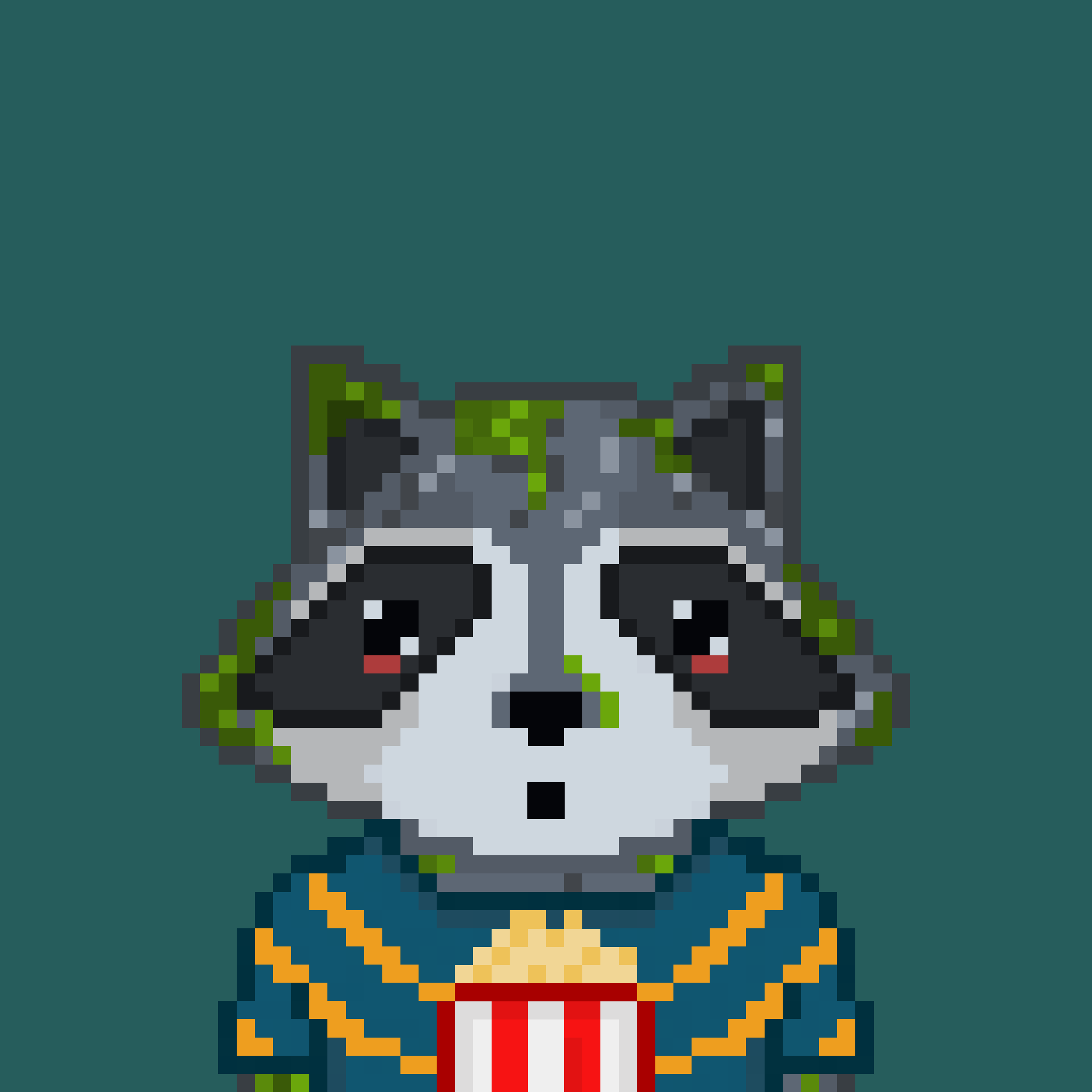 Pixel Raccoon #2204 NFT on Algorand