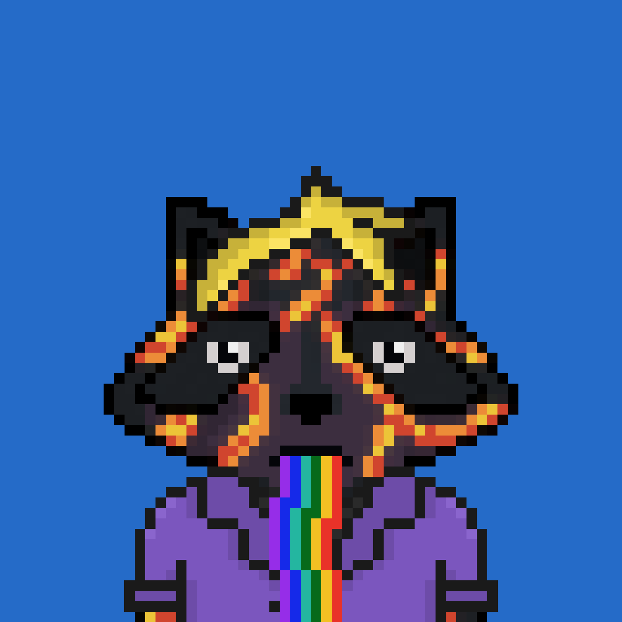 Pixel Raccoon #221 NFT on Algorand