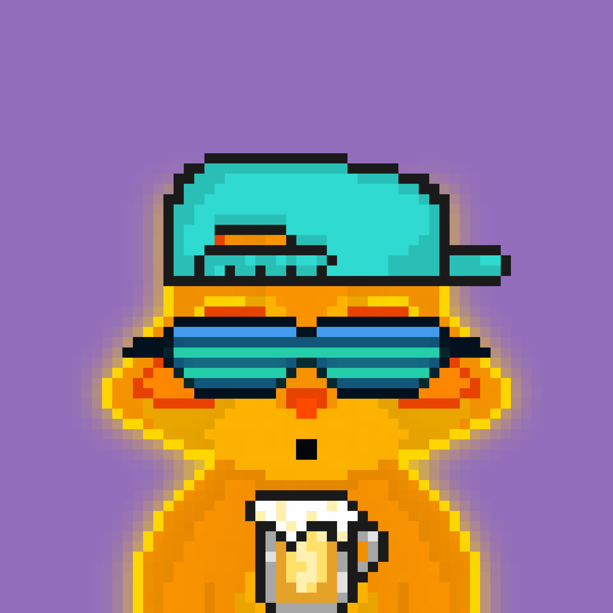 Pixel Raccoon #222 NFT on Algorand