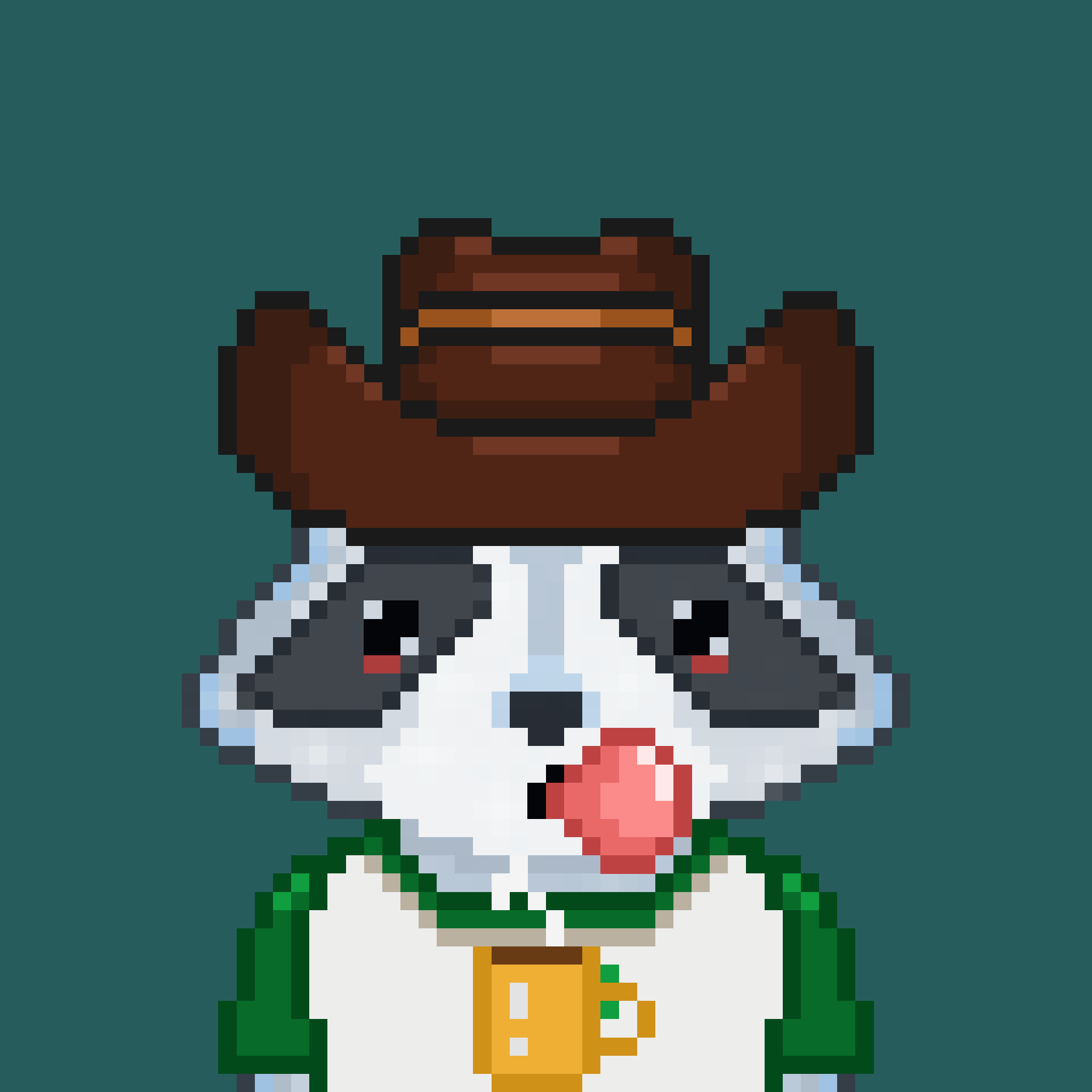 Pixel Raccoon #2248 NFT on Algorand