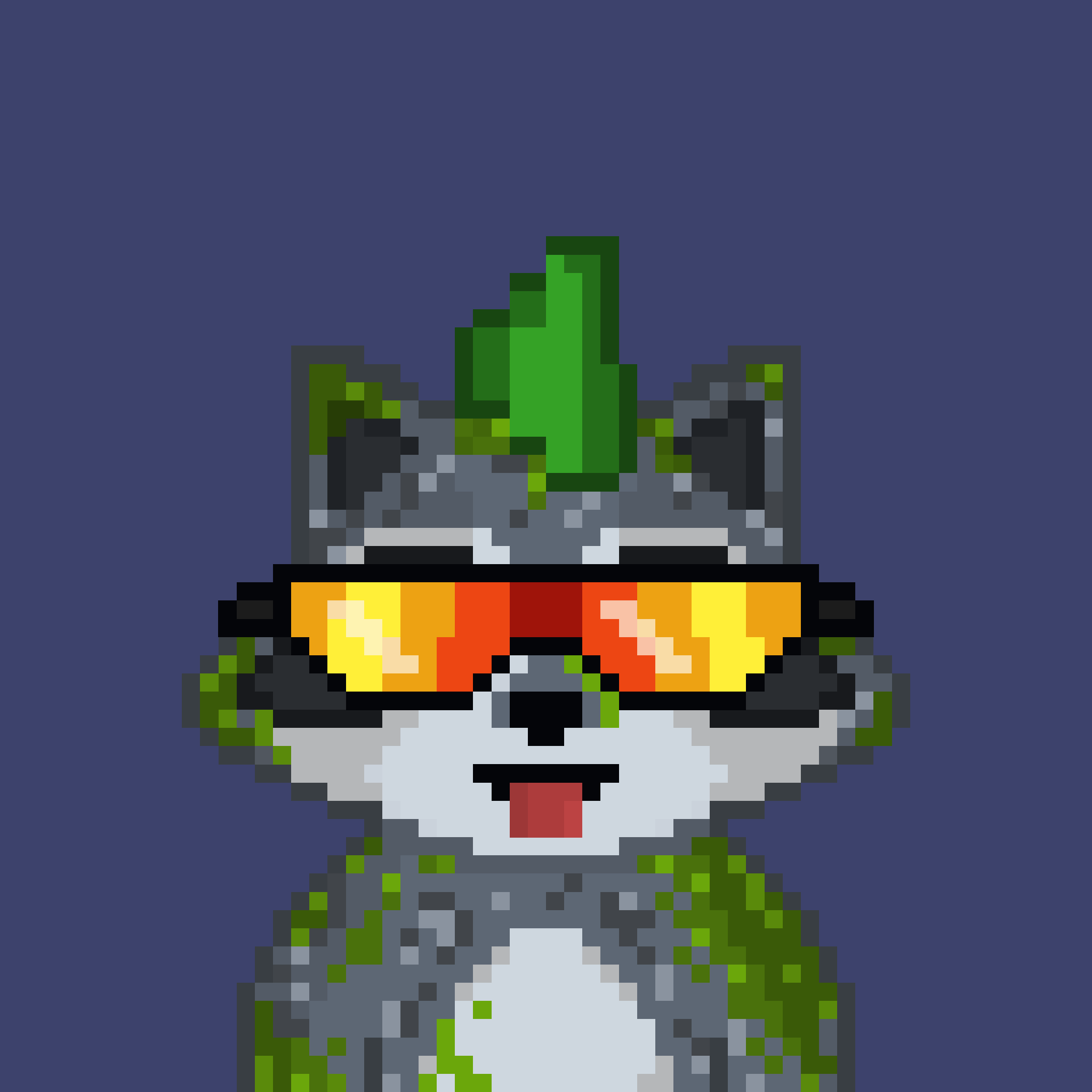 Pixel Raccoon #225 NFT on Algorand