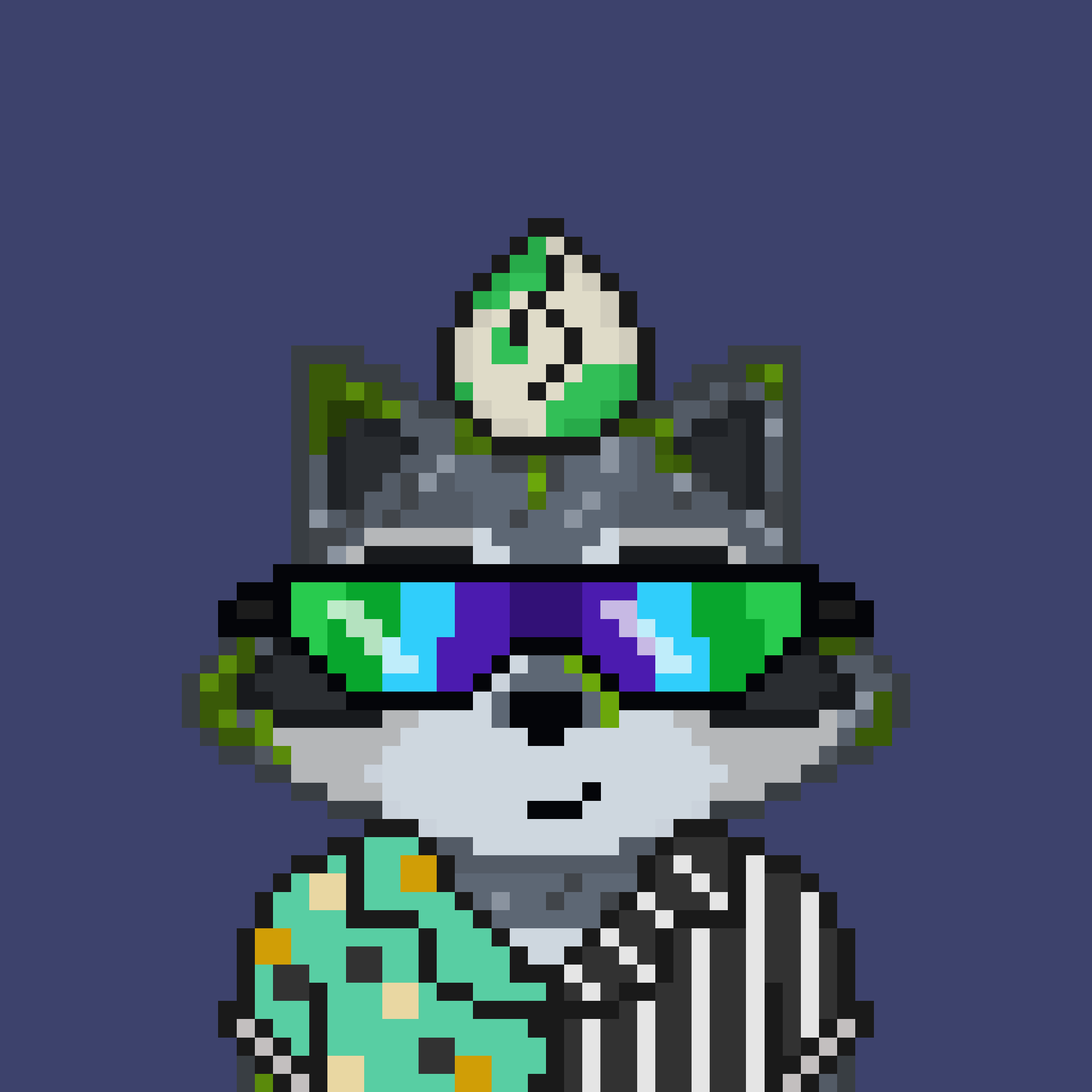 Pixel Raccoon #2255 NFT on Algorand