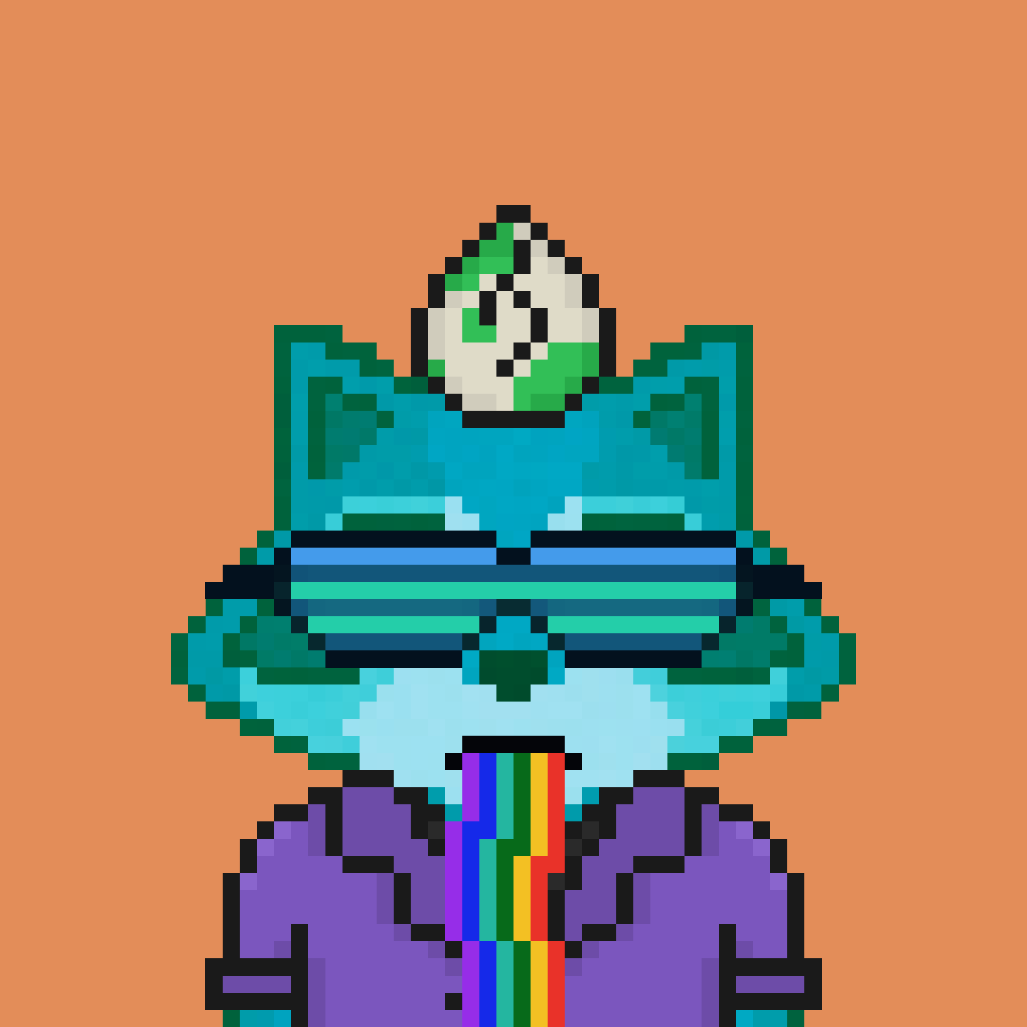 Pixel Raccoon #2270 NFT on Algorand