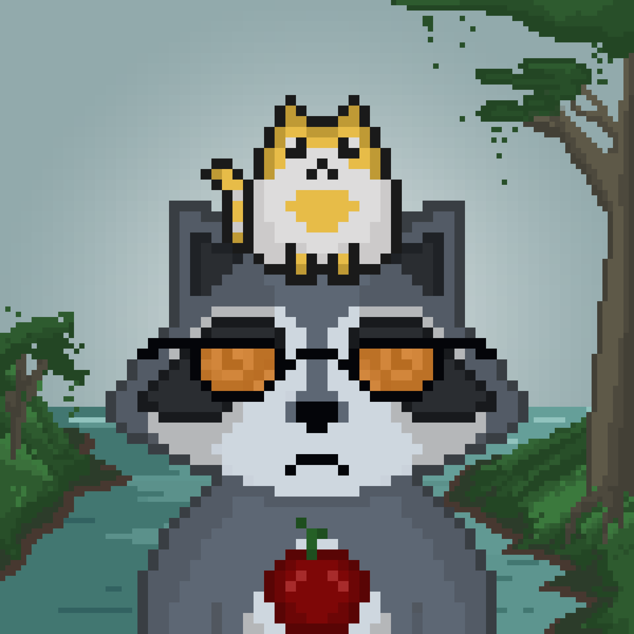 Pixel Raccoon #2272 NFT on Algorand