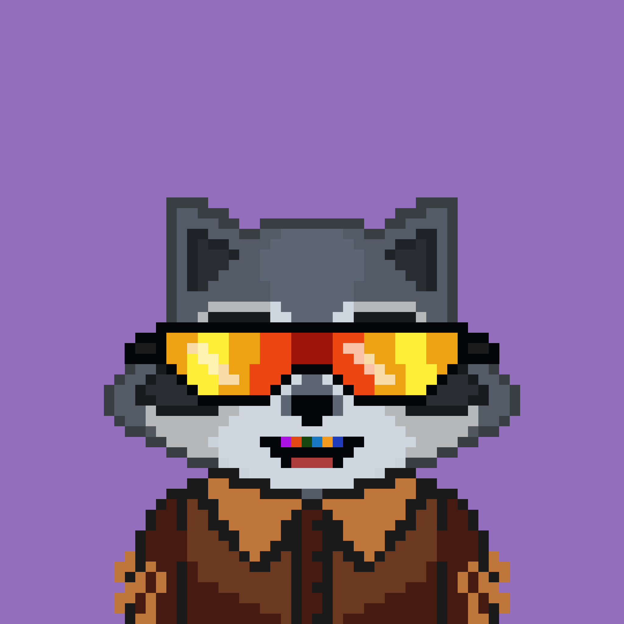 Pixel Raccoon #2274 NFT on Algorand