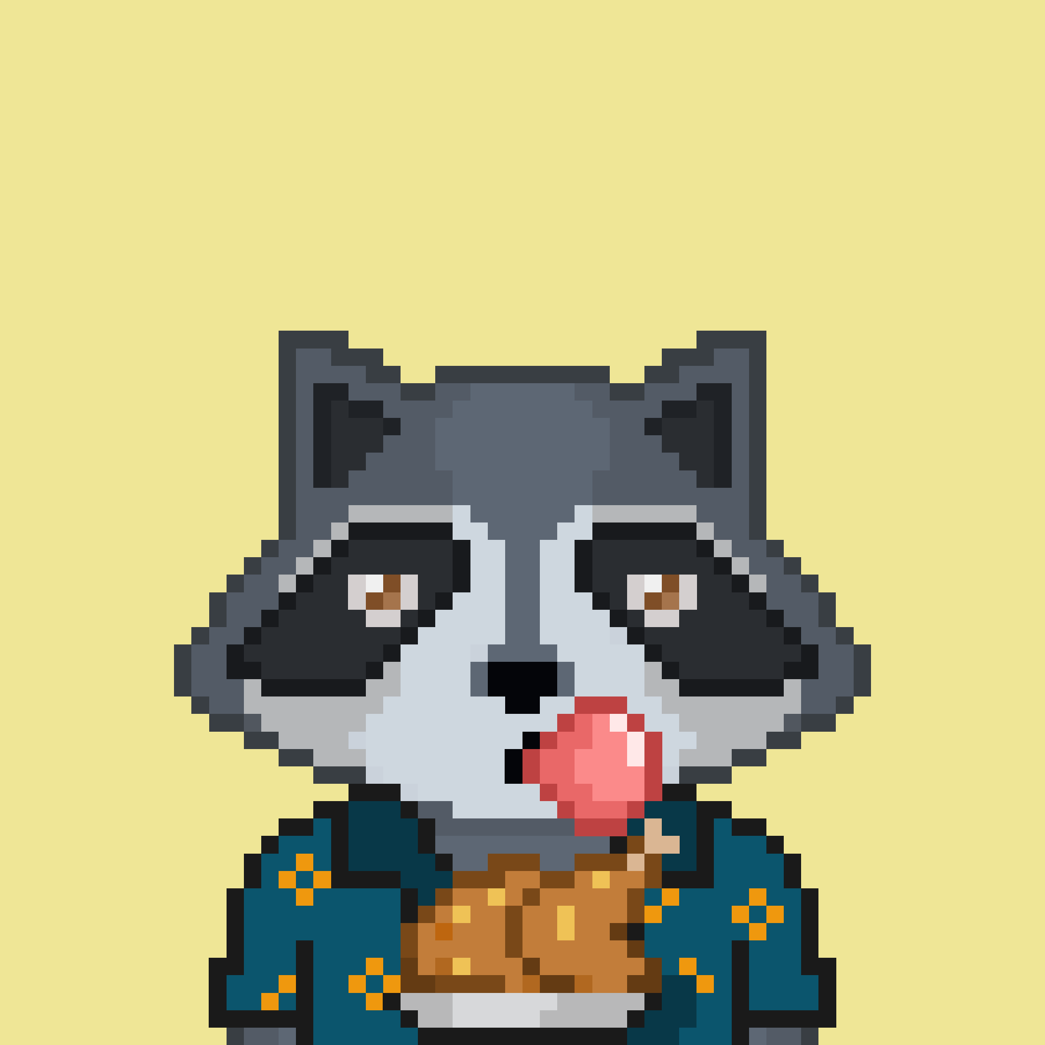 Pixel Raccoon #2281 NFT on Algorand