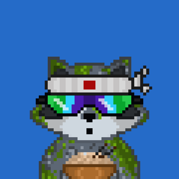 An image of Pixel Raccoon #23